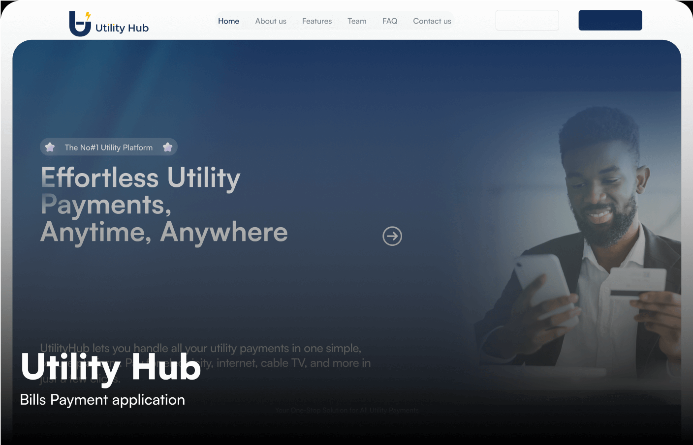 Utility Hub website